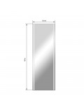 Зеркало с боковой подсветкой в полный рост Турин в интернет-магазине зеркальной мастерской ЗЕРКАЛА-М фото 1 