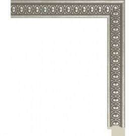159N.RS.100 Пластиковый багет Серебряный 